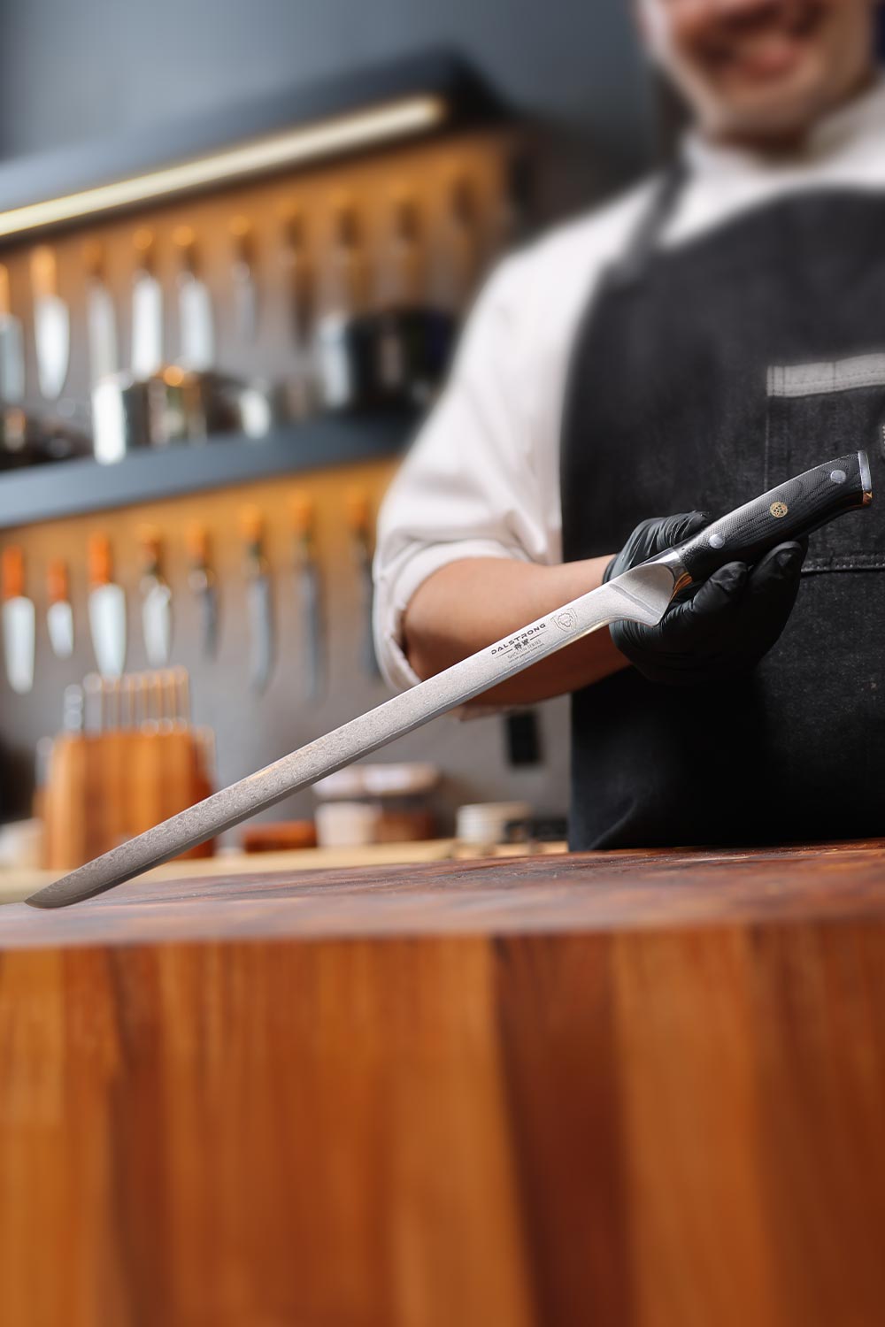 Spanish Style Meat & Ham Slicer 12" | Shogun Series | ELITE | Dalstrong ©