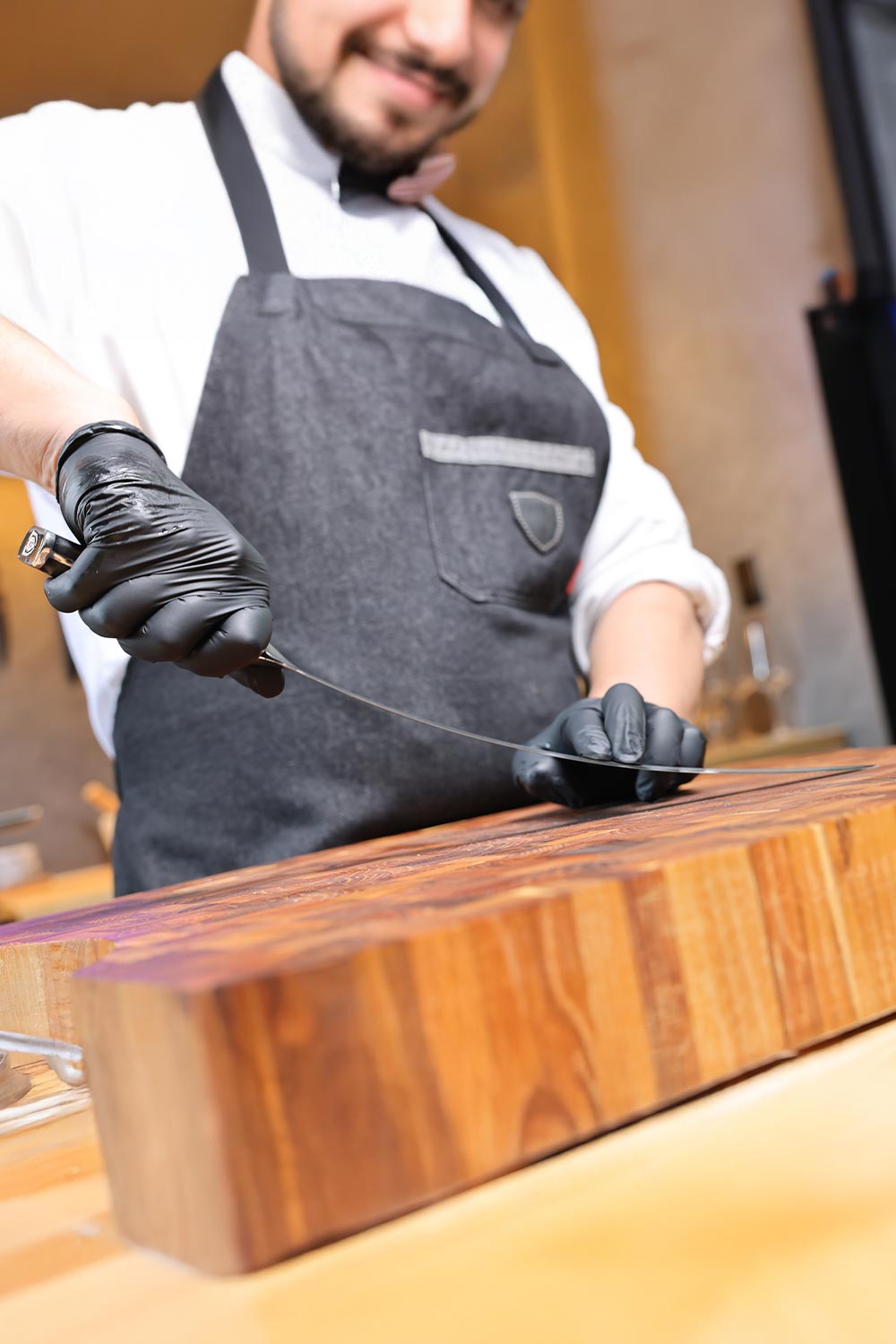Spanish Style Meat & Ham Slicer 12" | Shogun Series | ELITE | Dalstrong ©