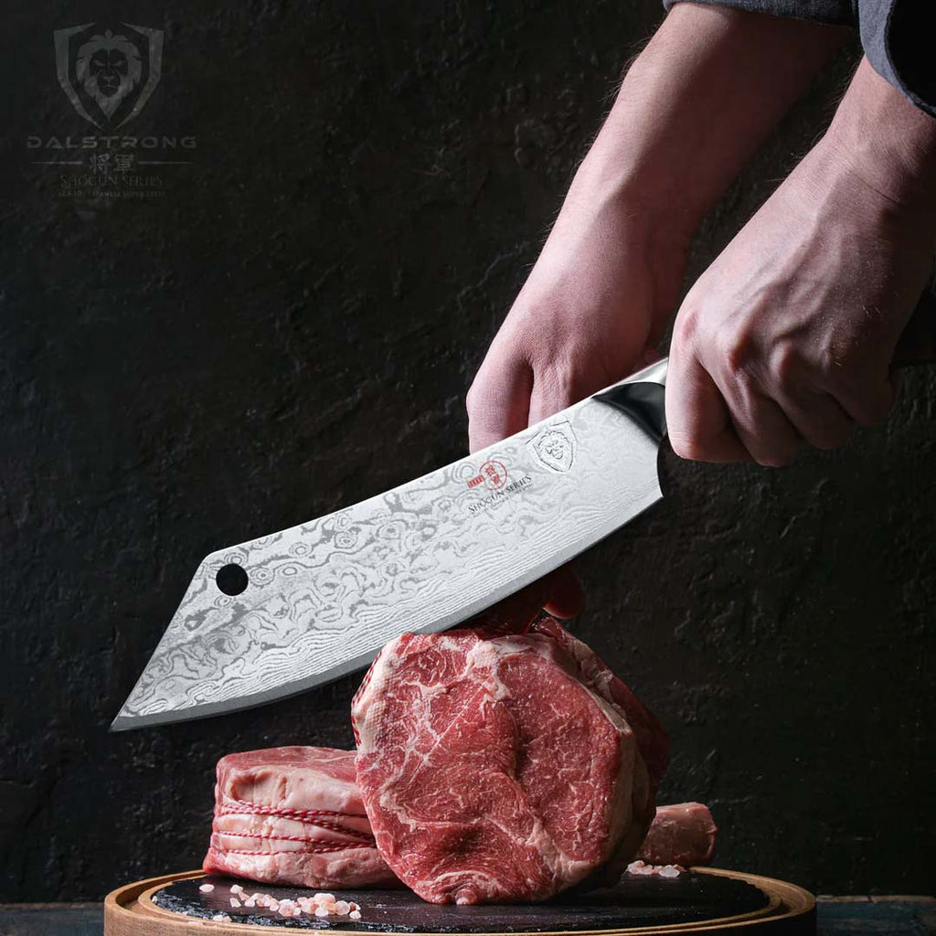 Cleaver Hybrid & Chef's Knife 8" | Crixus | Shogun Series | ELITE | Dalstrong ©