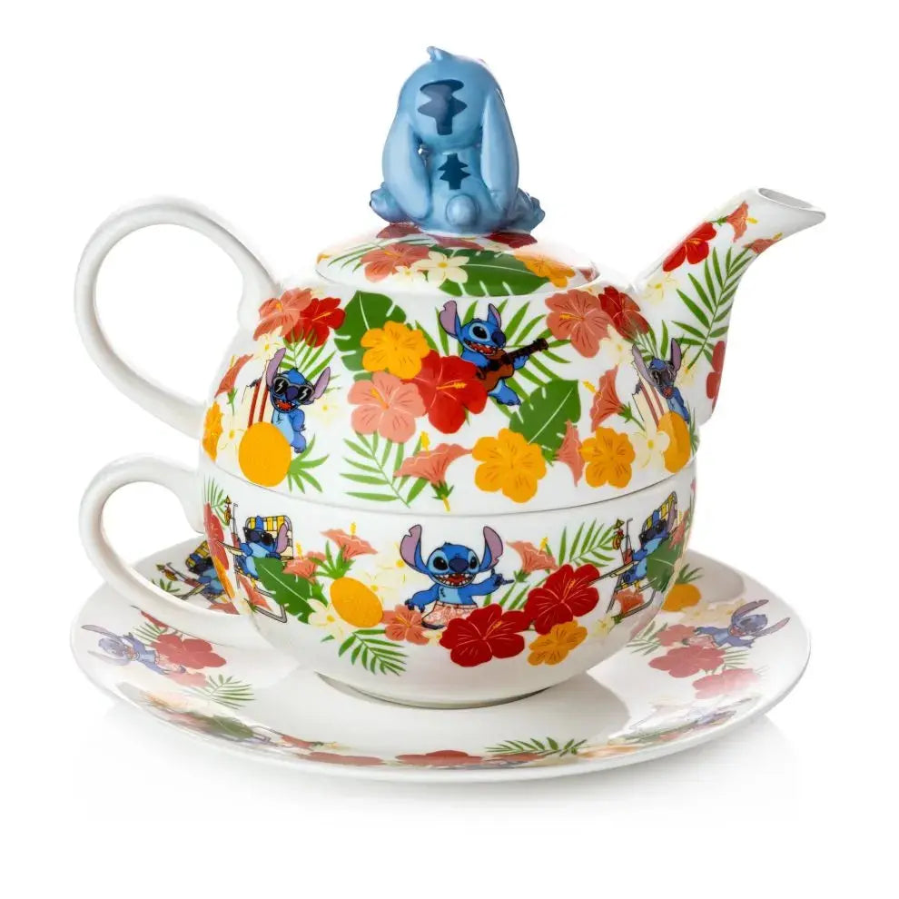 English Ladies Disney Stitch Tea for One Set