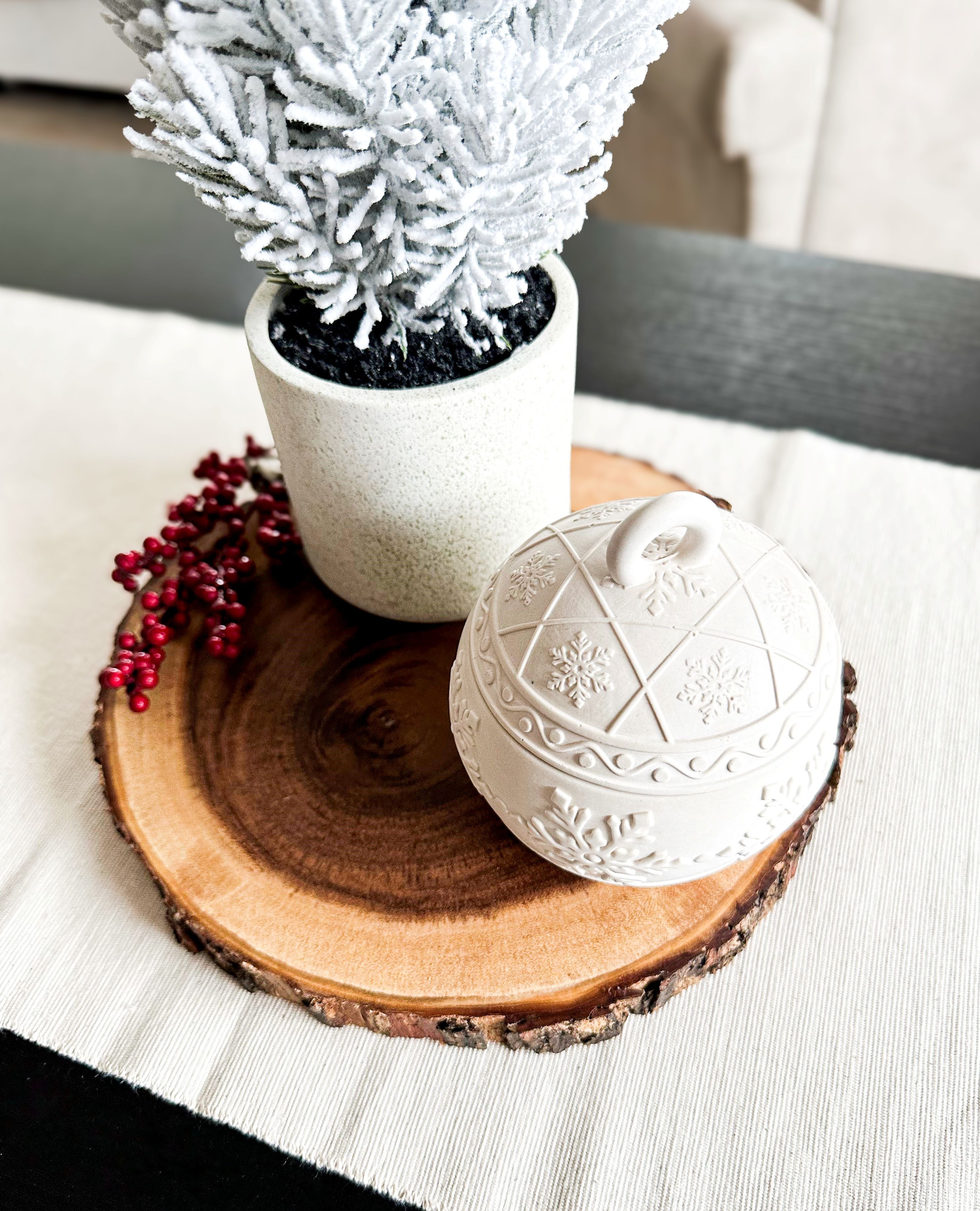 Holiday Ornament Jar