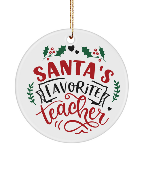 3" Round - 1 Sided - Personalized Ceramic Ornament