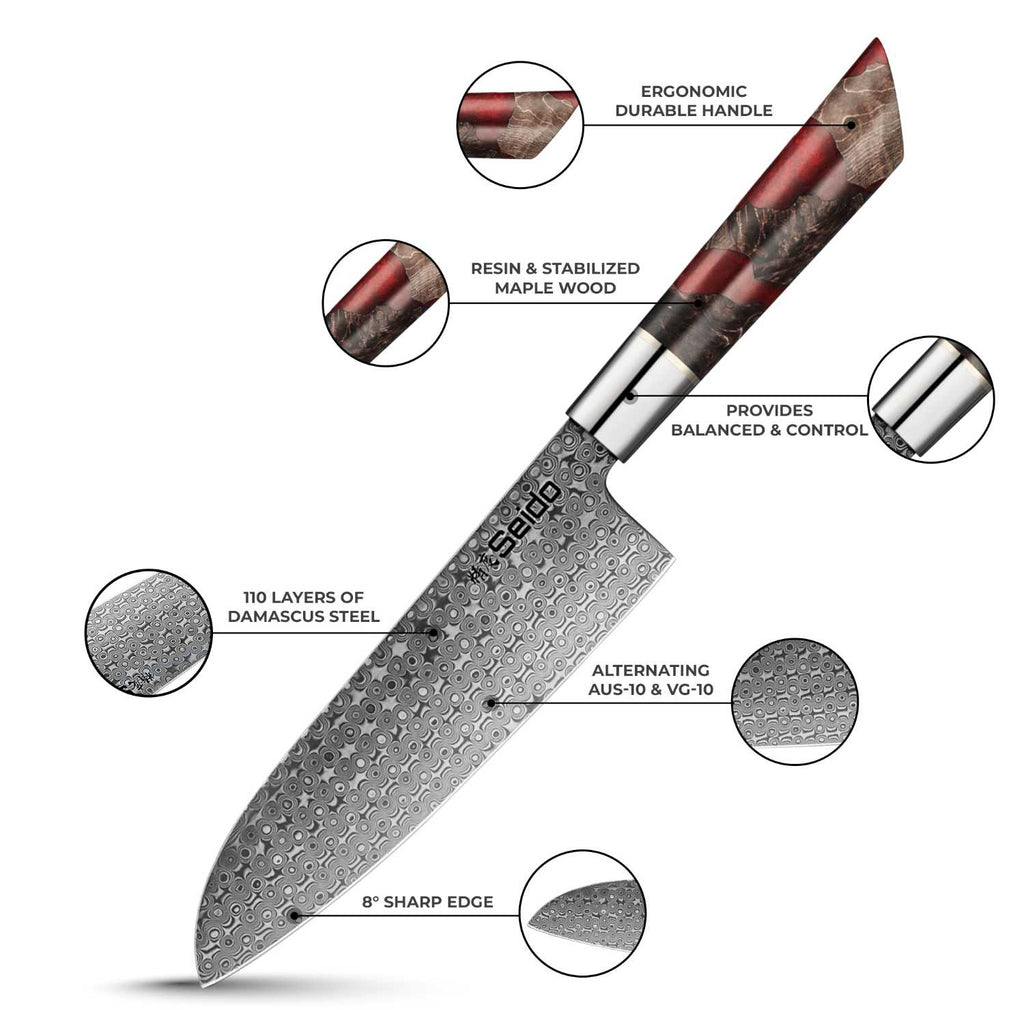Shinko 7" Santoku 110 Layers