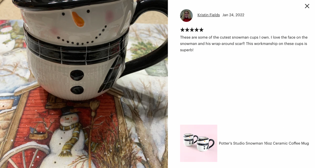Happy Snowman Coffee Mug