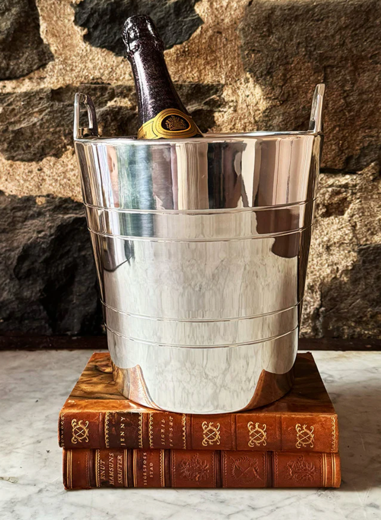 Hôtel Silver Private Label Tab Handled Wine Cooler/Champagne Bucket
