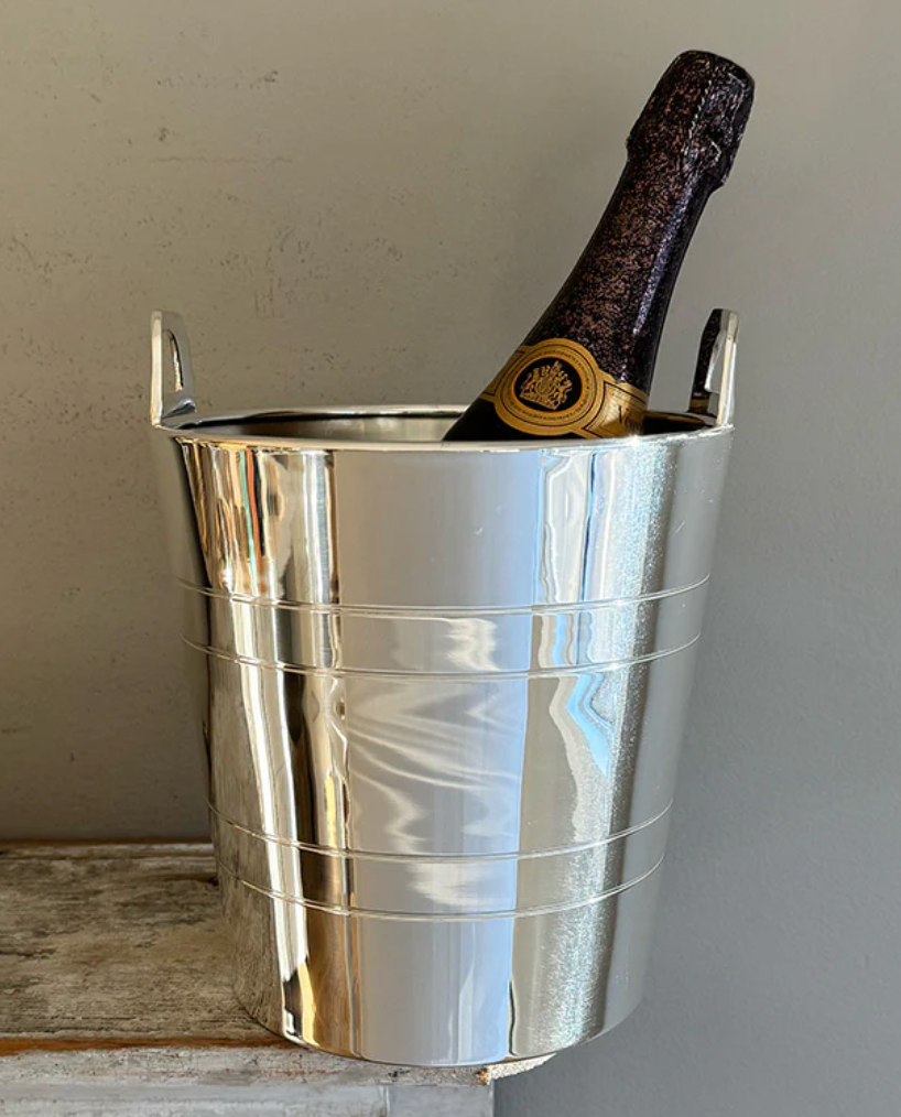 Hôtel Silver Private Label Tab Handled Wine Cooler/Champagne Bucket