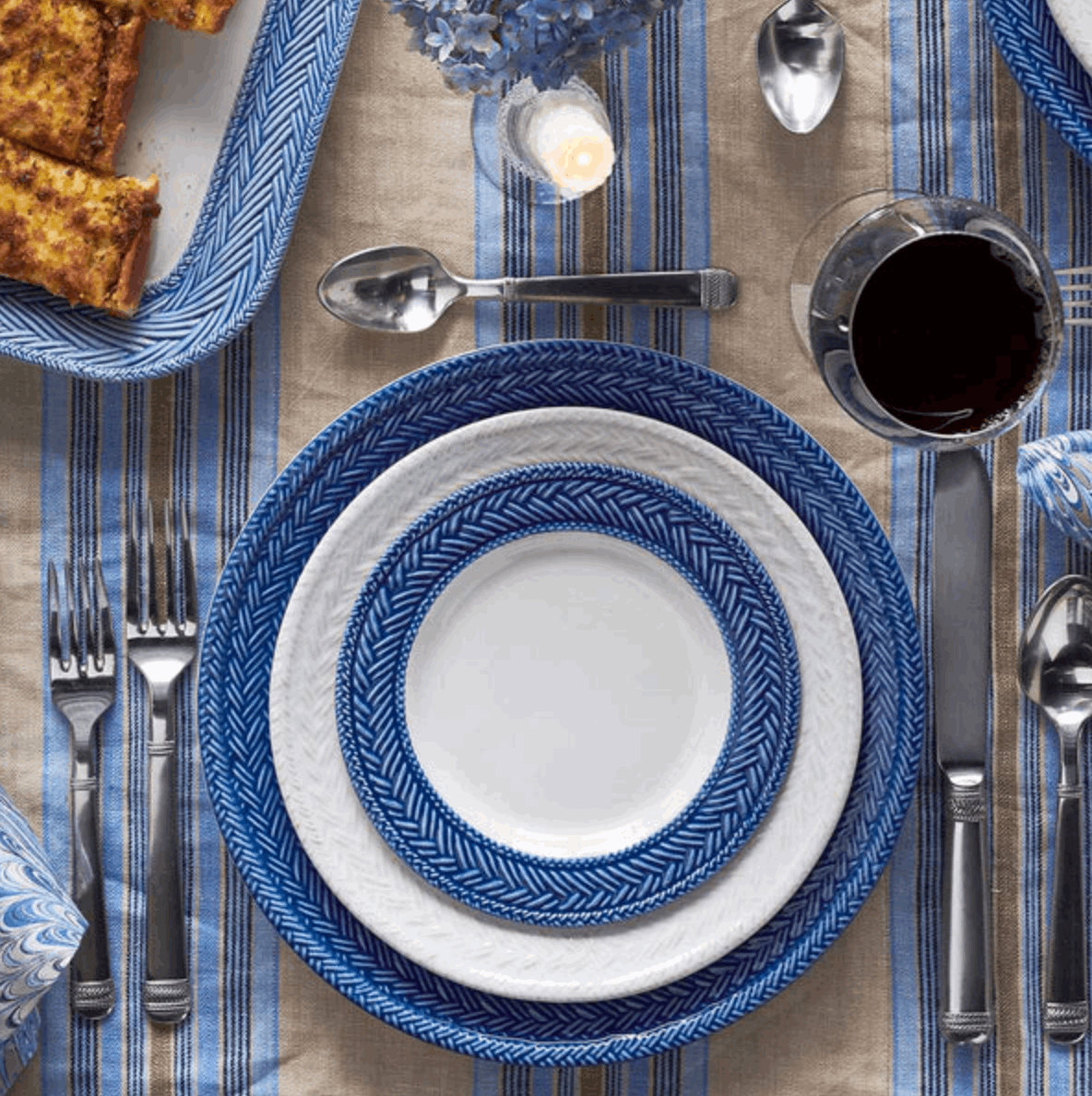 Juliska Le Panier Coupe Bowl - Delft Blue