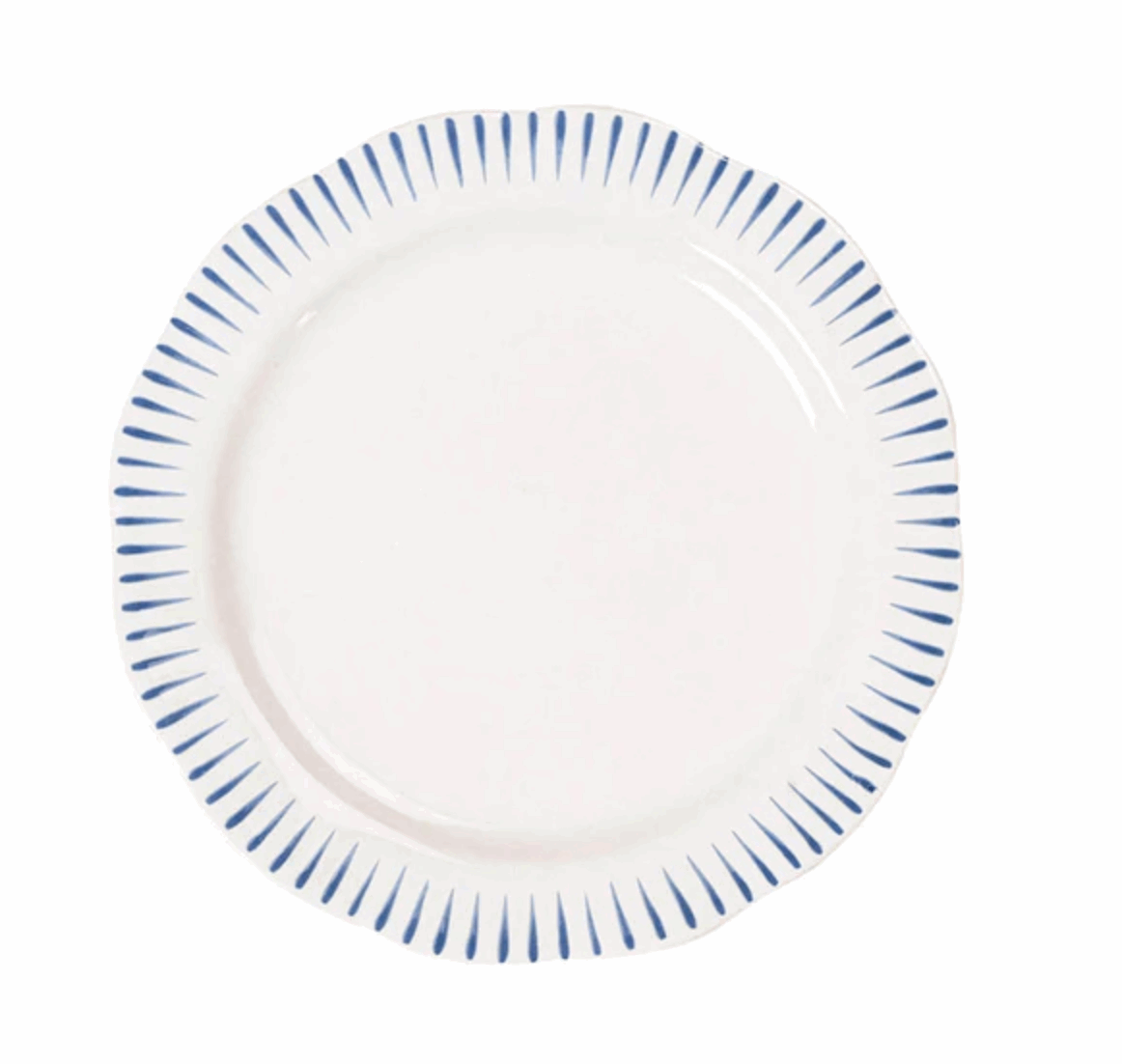 Juliska Sitio Stripe Dessert/Salad Plate - Delft Blue