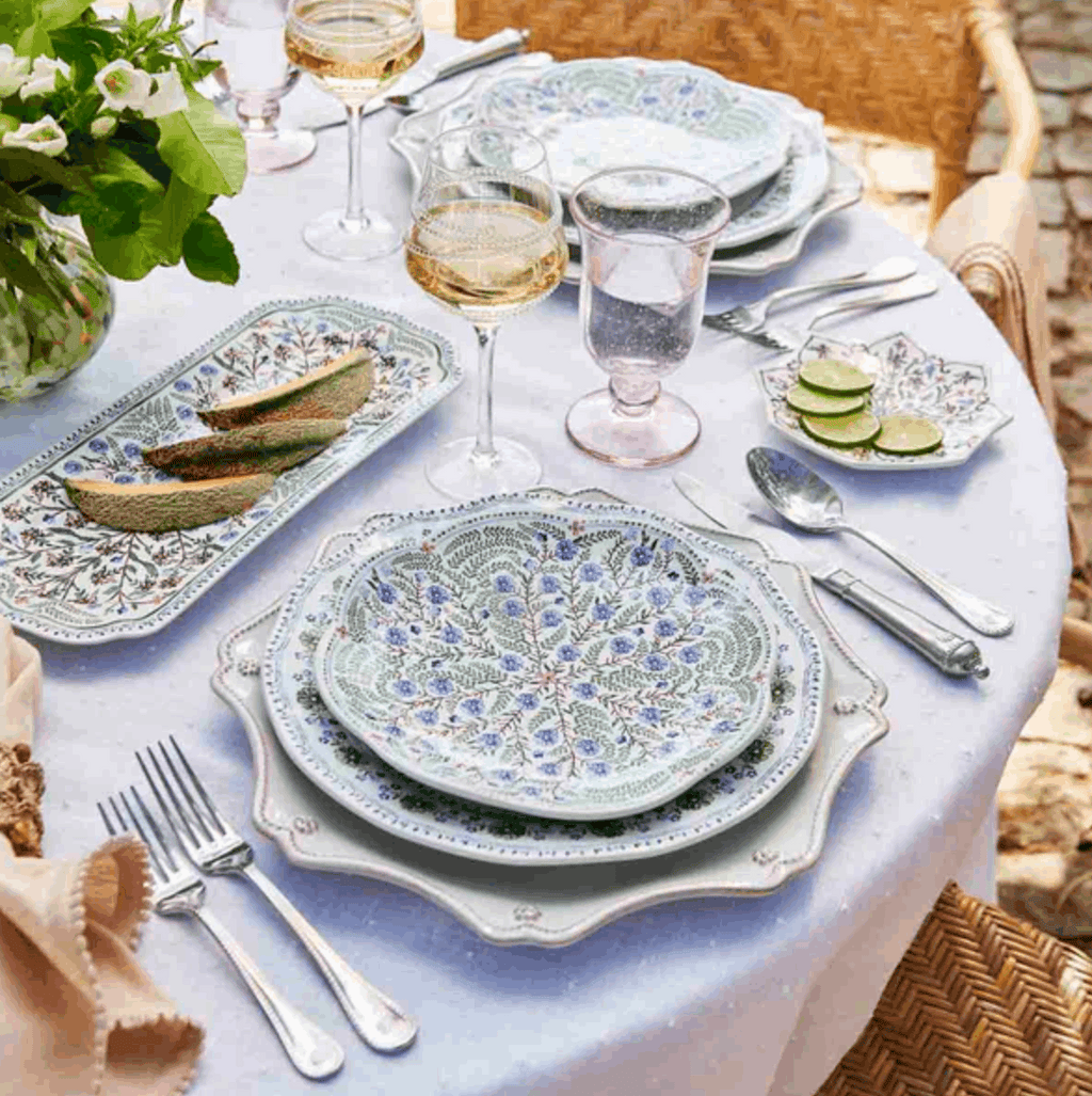 Juliska Villa Seville Scalloped Dessert/Salad Plate - Chambray