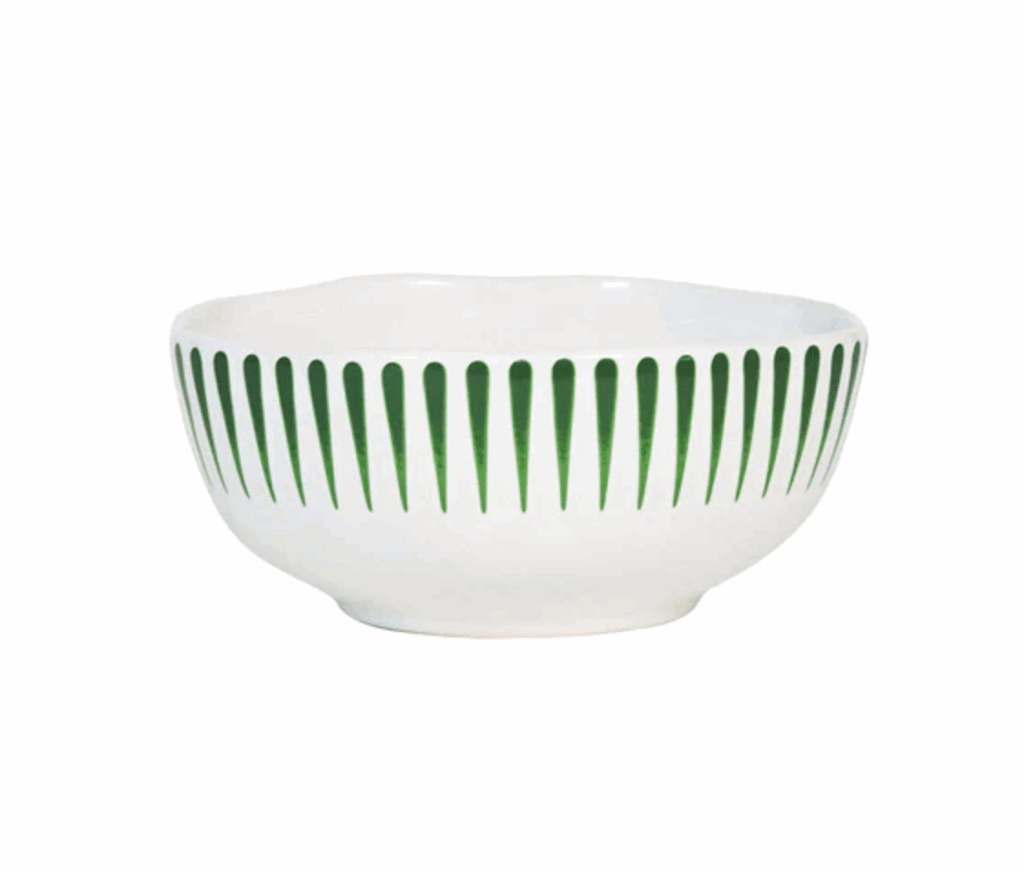 Juliska Sitio Stripe Cereal/Ice Cream Bowl - Basil