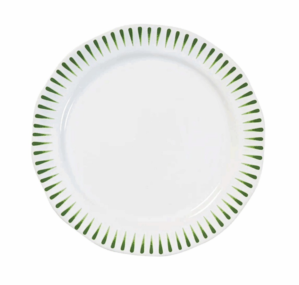 Juliska Sitio Stripe Dessert/Salad Plate - Basil