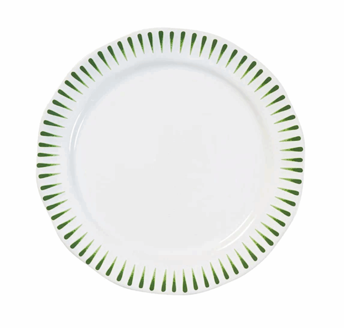 Juliska Sitio Stripe Dessert/Salad Plate - Basil