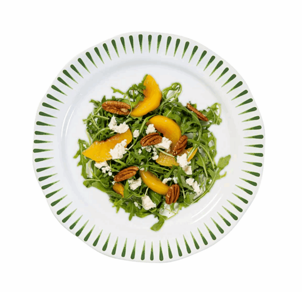 Juliska Sitio Stripe Dessert/Salad Plate - Basil