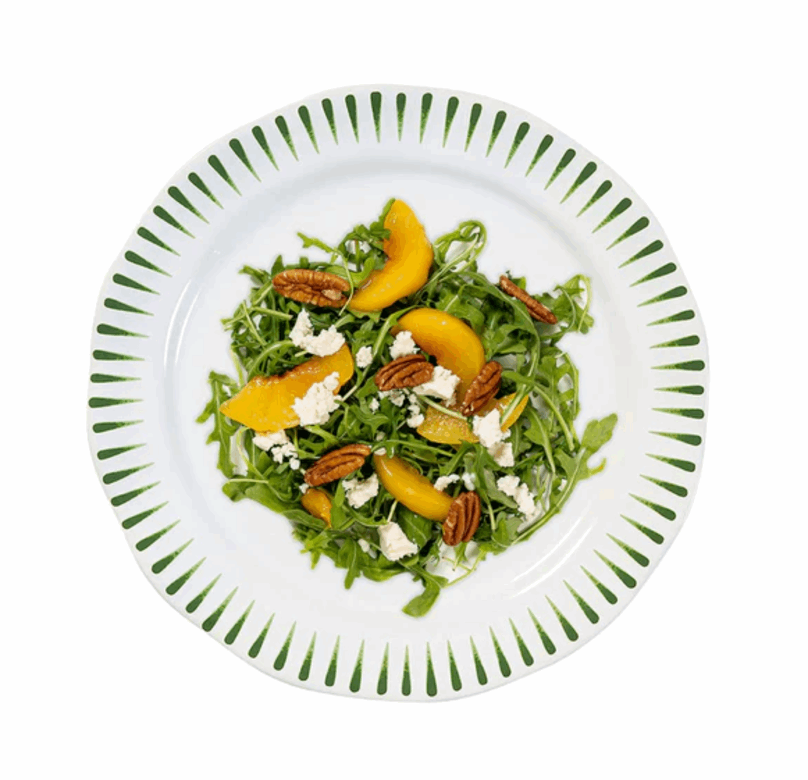 Juliska Sitio Stripe Dessert/Salad Plate - Basil