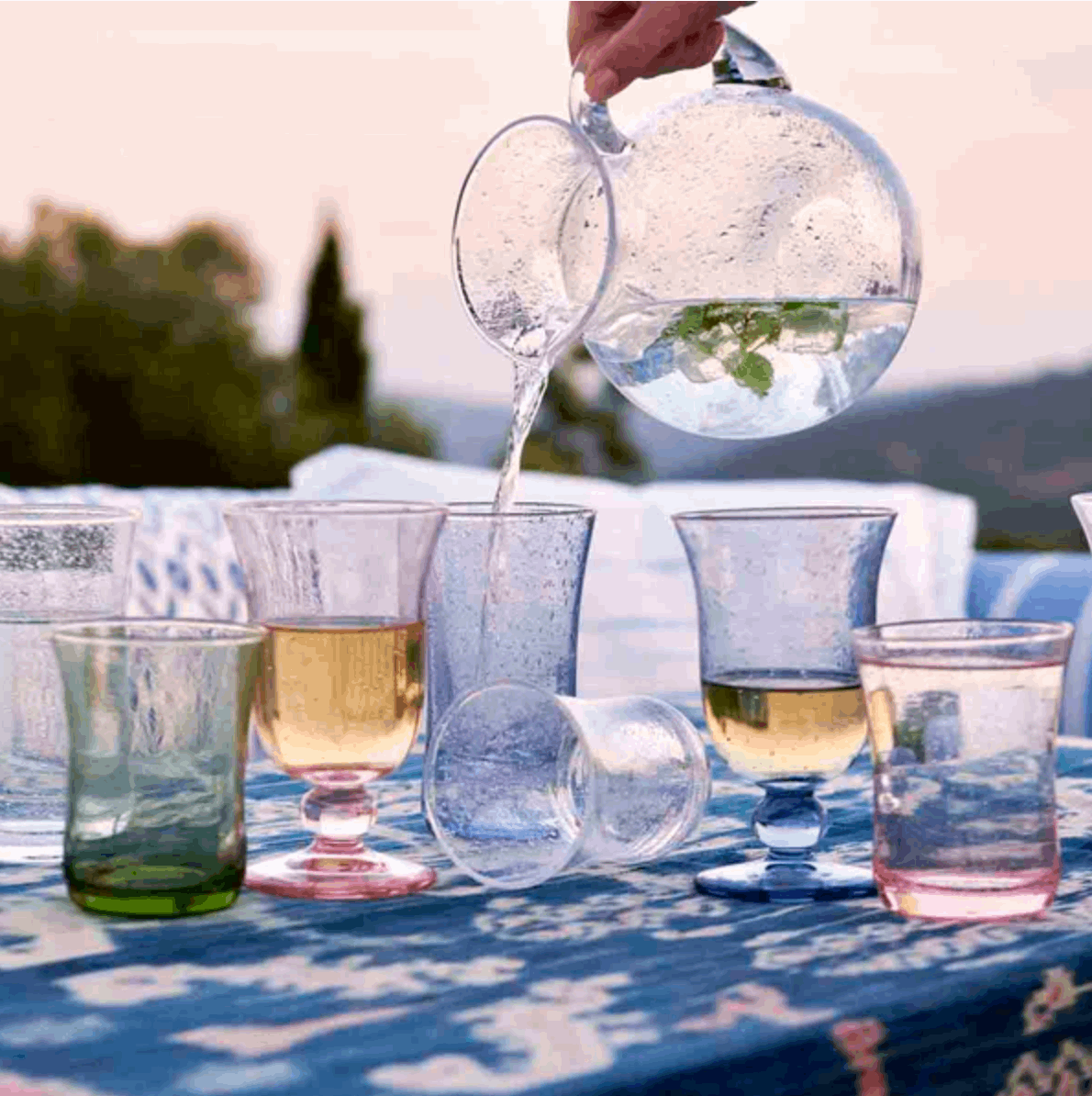 Juliska Provence Goblet - Basil
