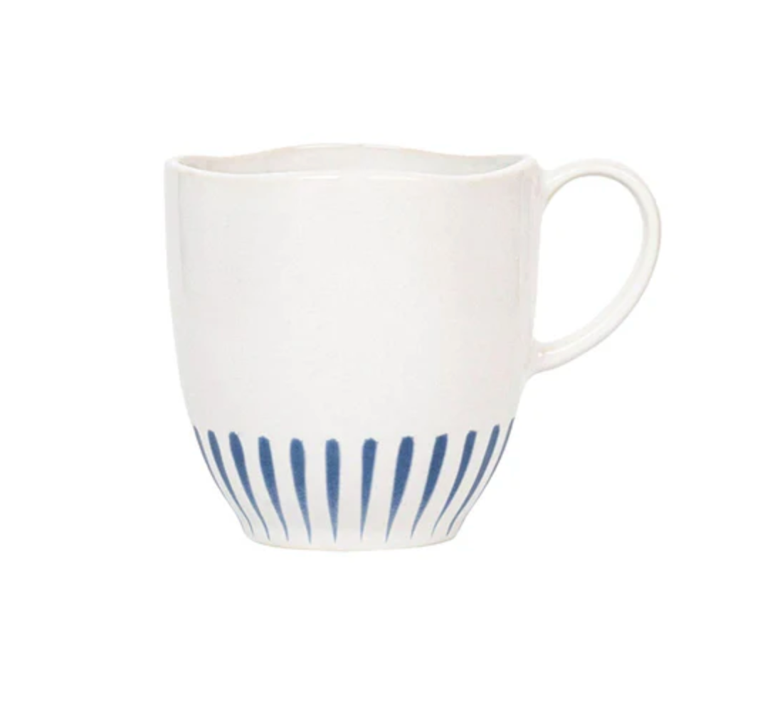 Juliska Sitio Stripe Mug - Delft Blue