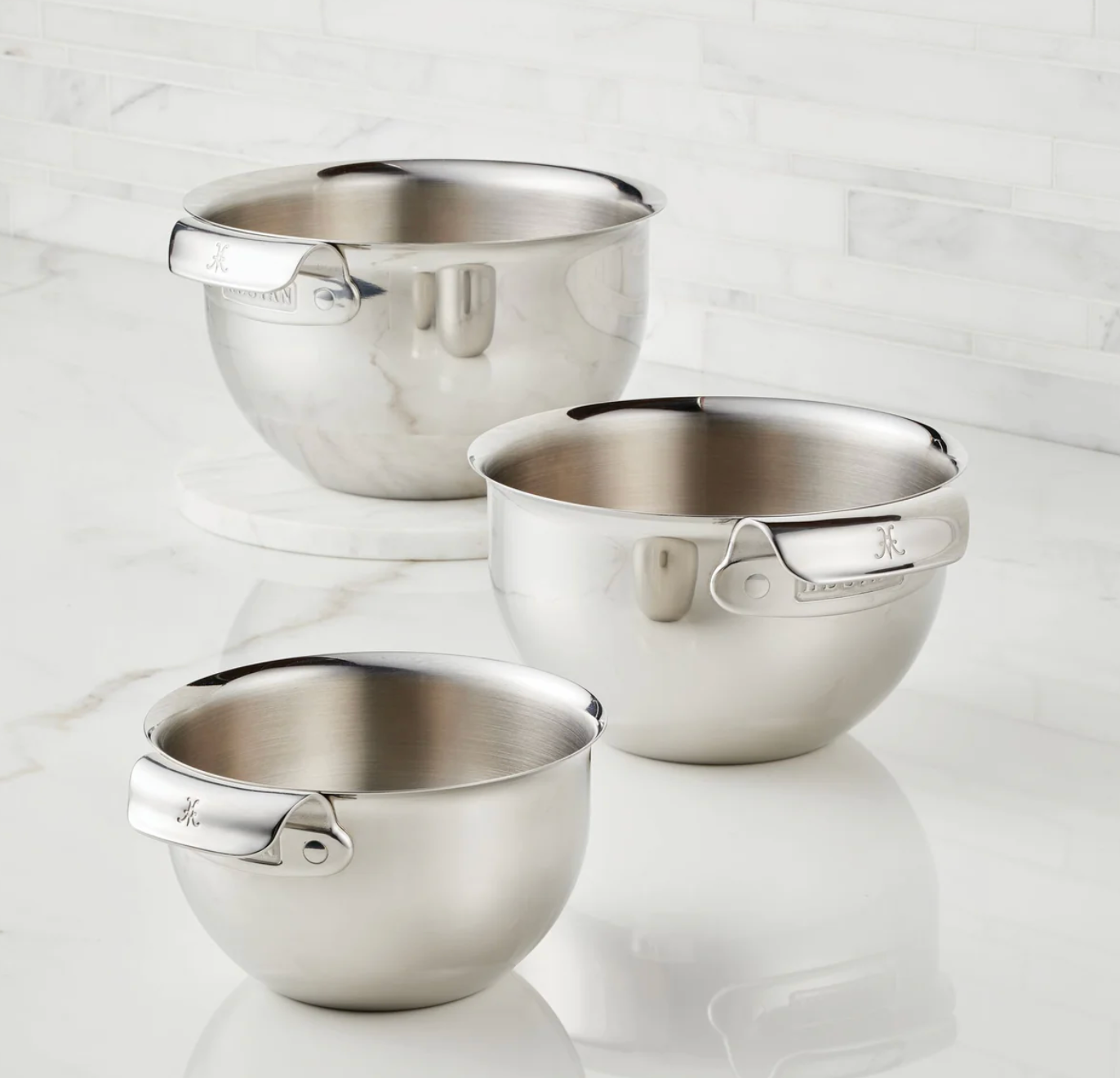 Hestan Stainless Steel Mixing Bowl Set, 3-Piece