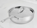 Hestan Polished Clad Stainless Steel Essential Pans with Lid - 3.5qt