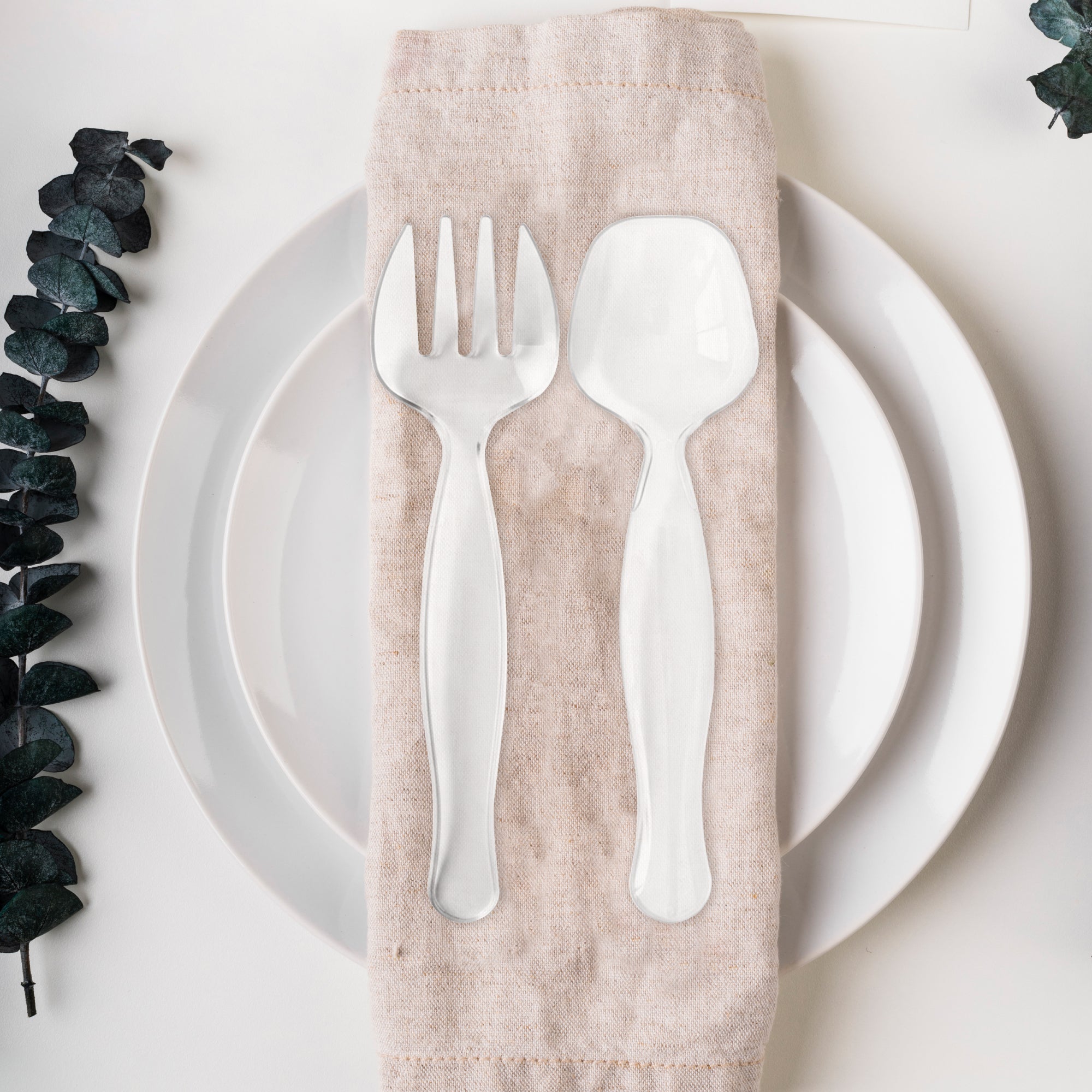 Clear Plastic Serving Spoons