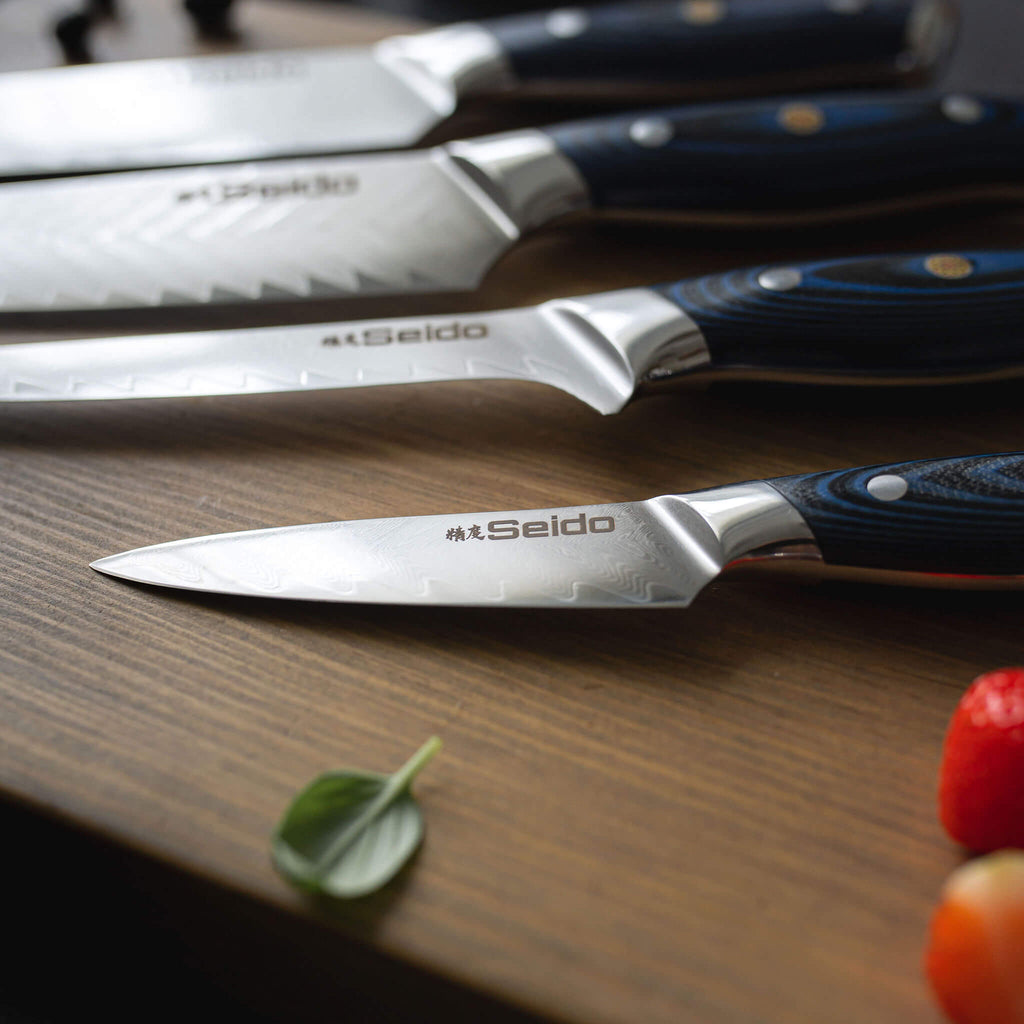 Kanpeki Damascus Knife Set