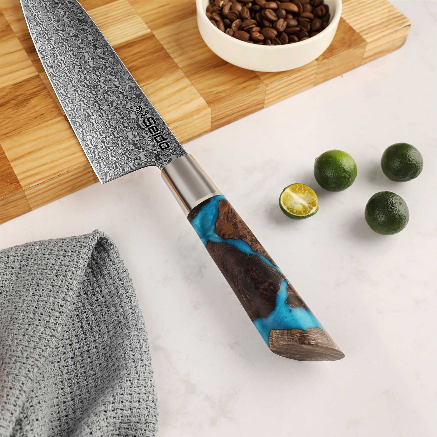 Shinko 5-piece 110 layer Damascus Knife Set