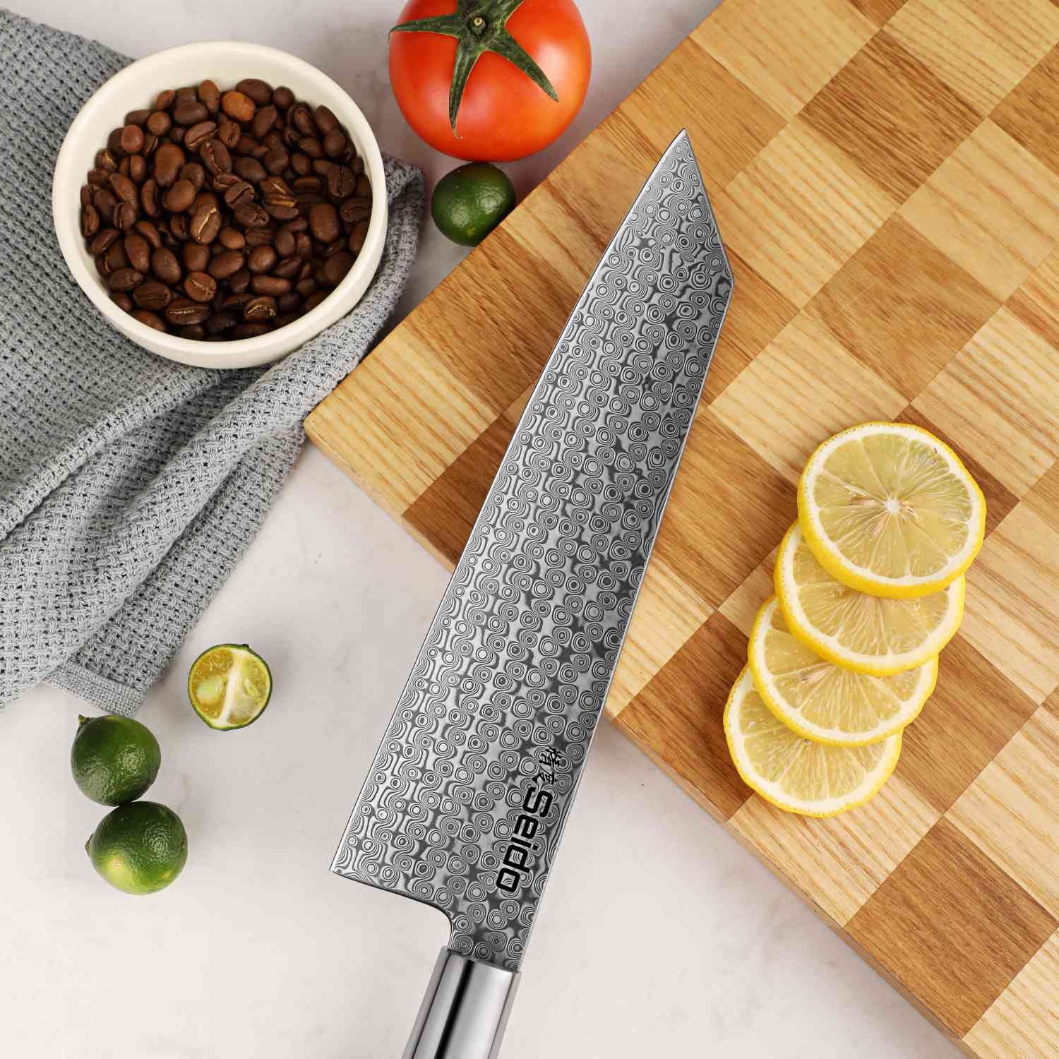 Shinko 5-piece 110 layer Damascus Knife Set