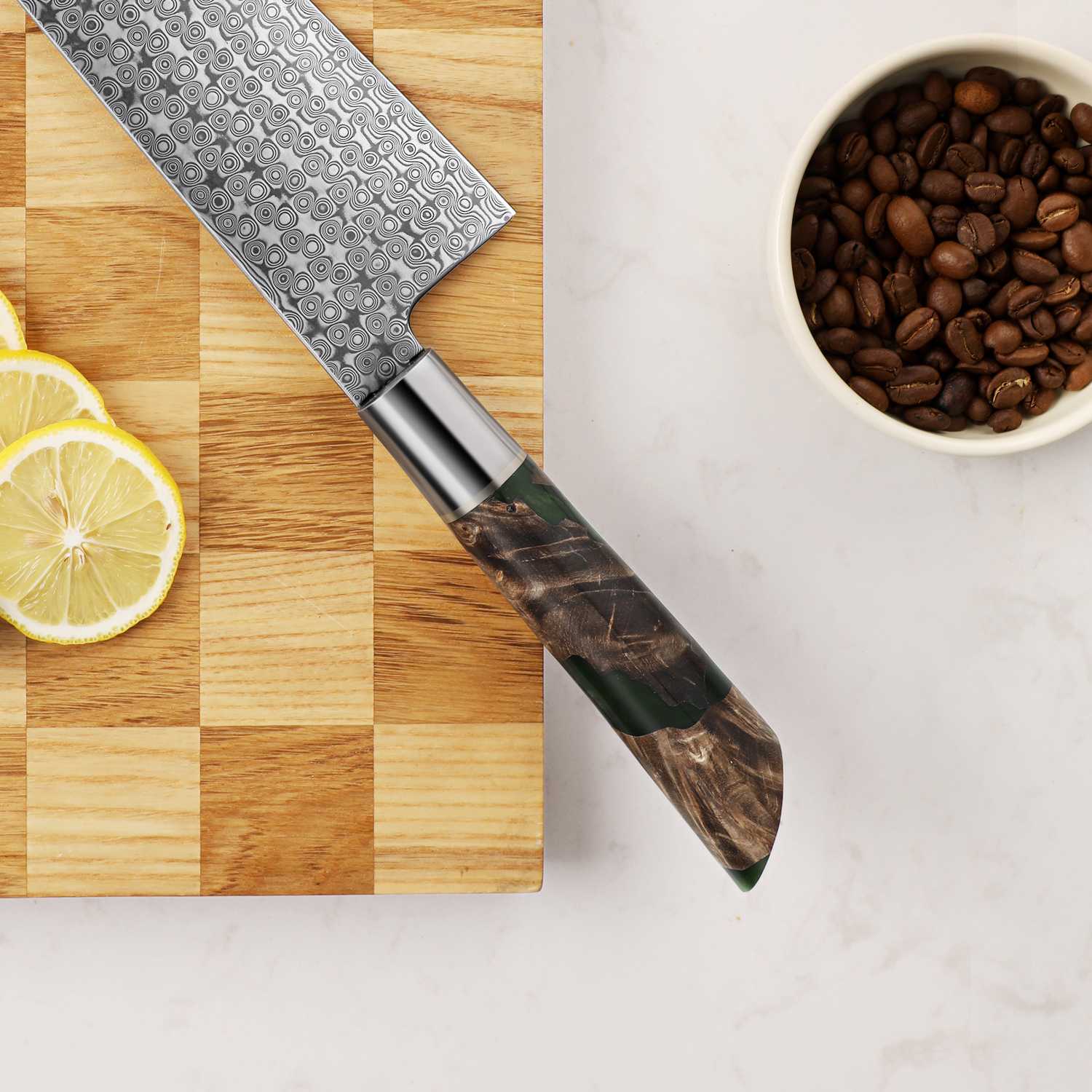 Shinko 5-piece 110 layer Damascus Knife Set