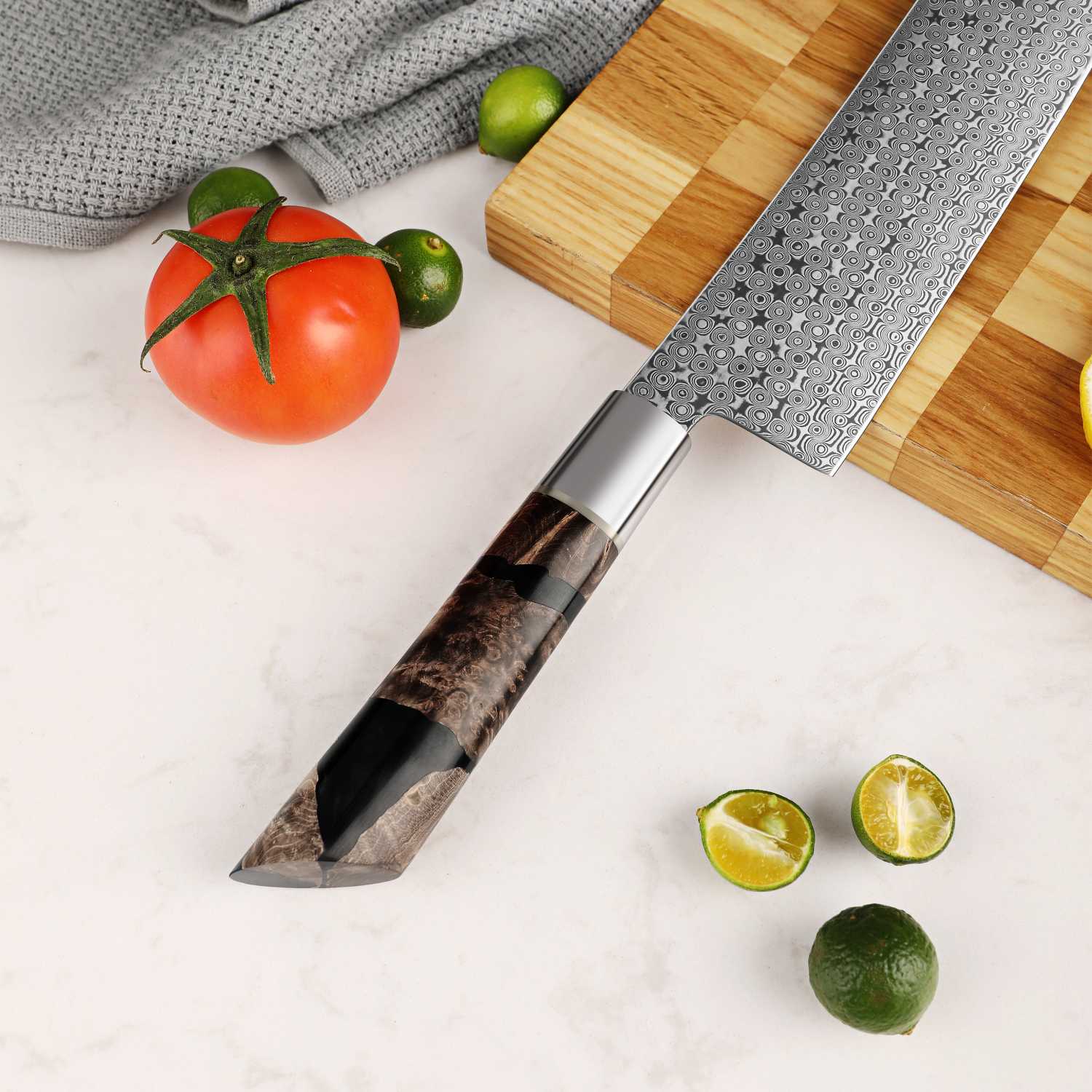 Shinko 5-piece 110 layer Damascus Knife Set