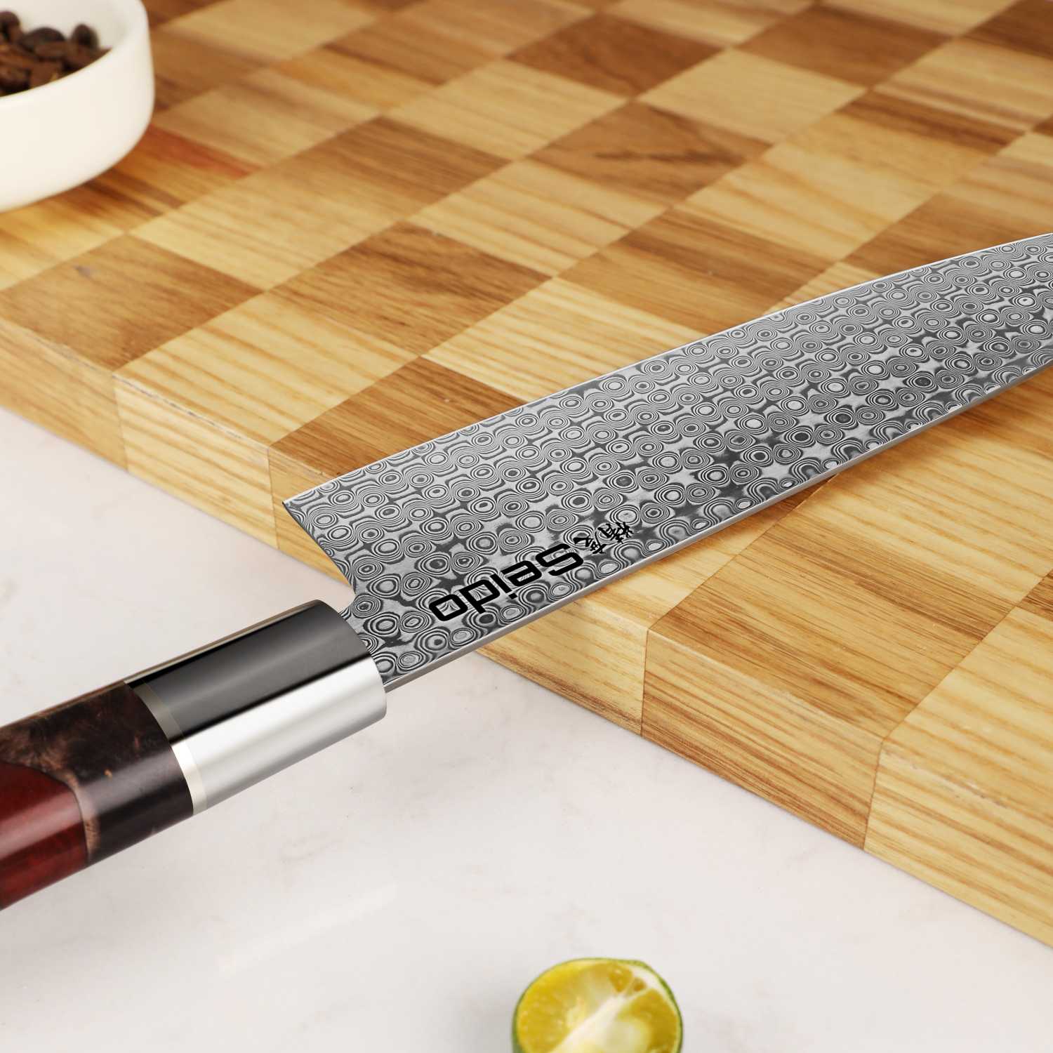 Shinko 5-piece 110 layer Damascus Knife Set