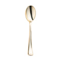 Shiny Metallic Gold Plastic Spoons