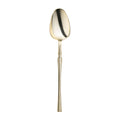 Shiny Gold Moderno Disposable Plastic Dinner Spoons