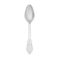 Shiny Baroque Silver Plastic Spoons