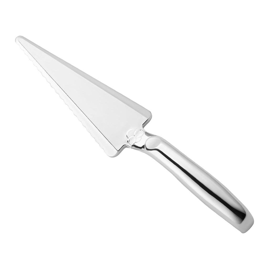 Shiny Silver Disposable Plastic Cake Cutters/Lifters