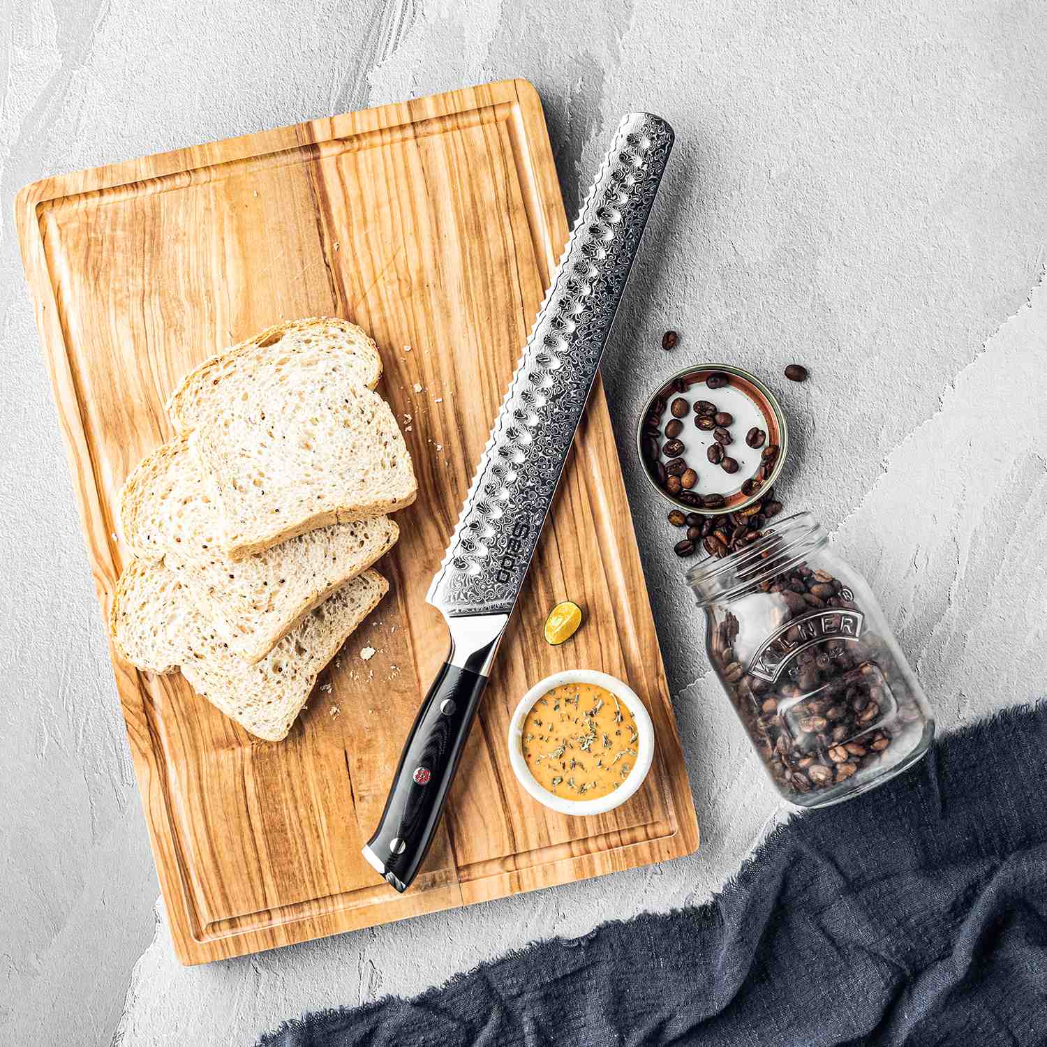 Shujin 10" Serrated Knife