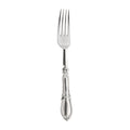 Silver Baroque Disposable Plastic Dinner Forks