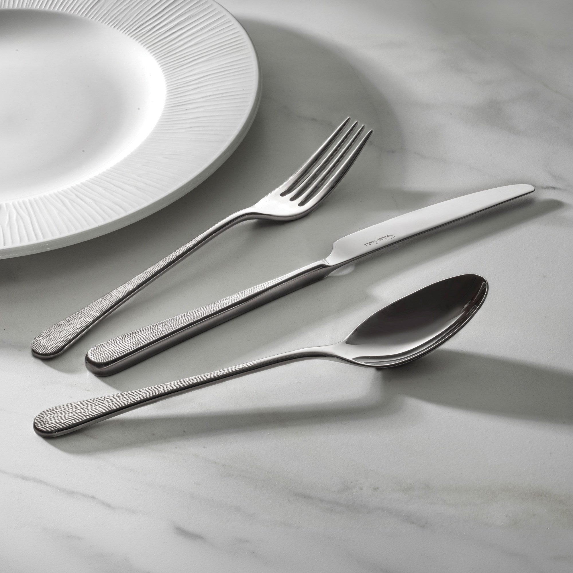 Skye Bright Cutlery Set, 84 Piece for 12 People
