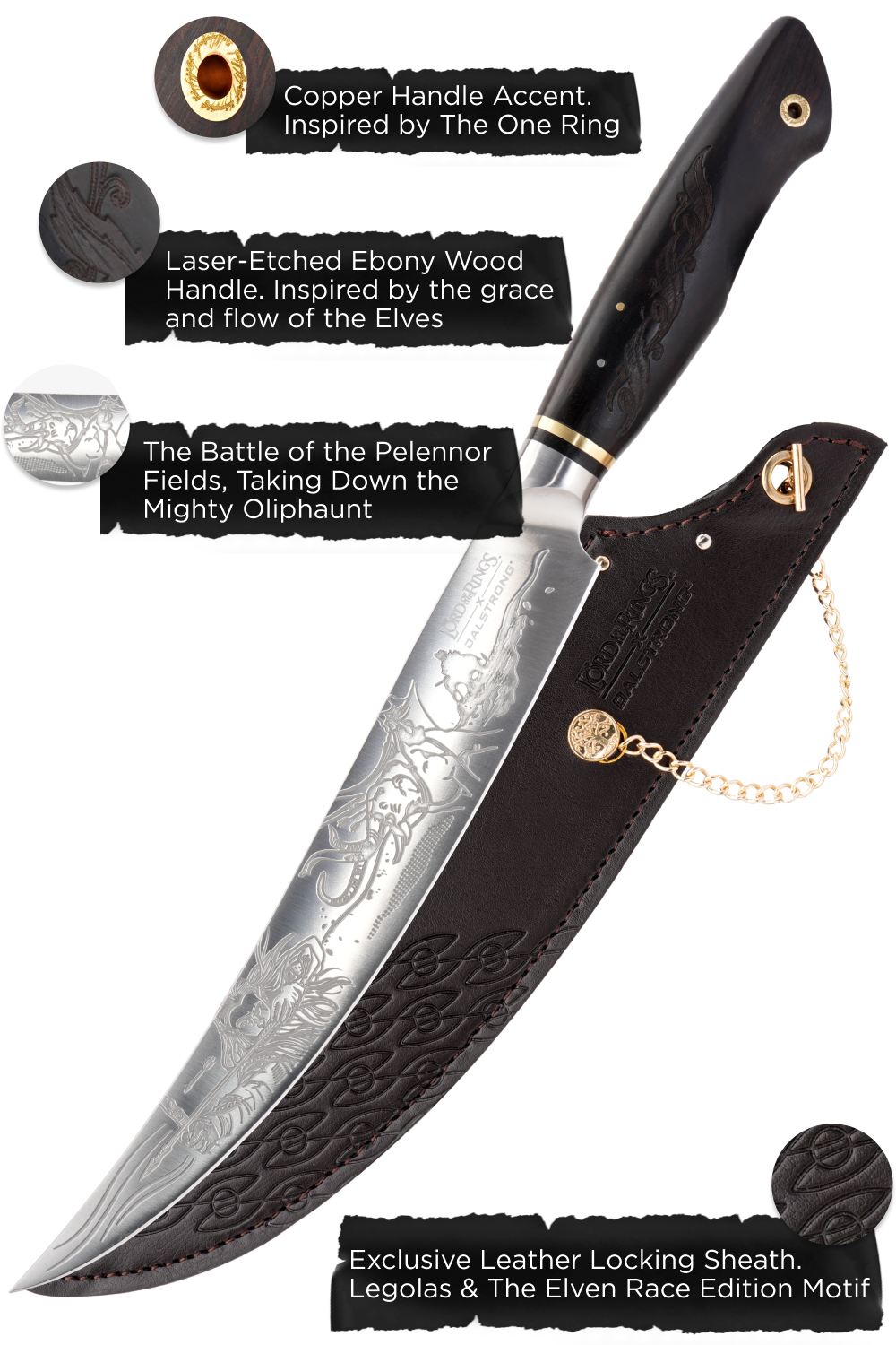 Carving Slicer Knife 9" | The Lord of the Rings™ Edition | Dalstrong ©