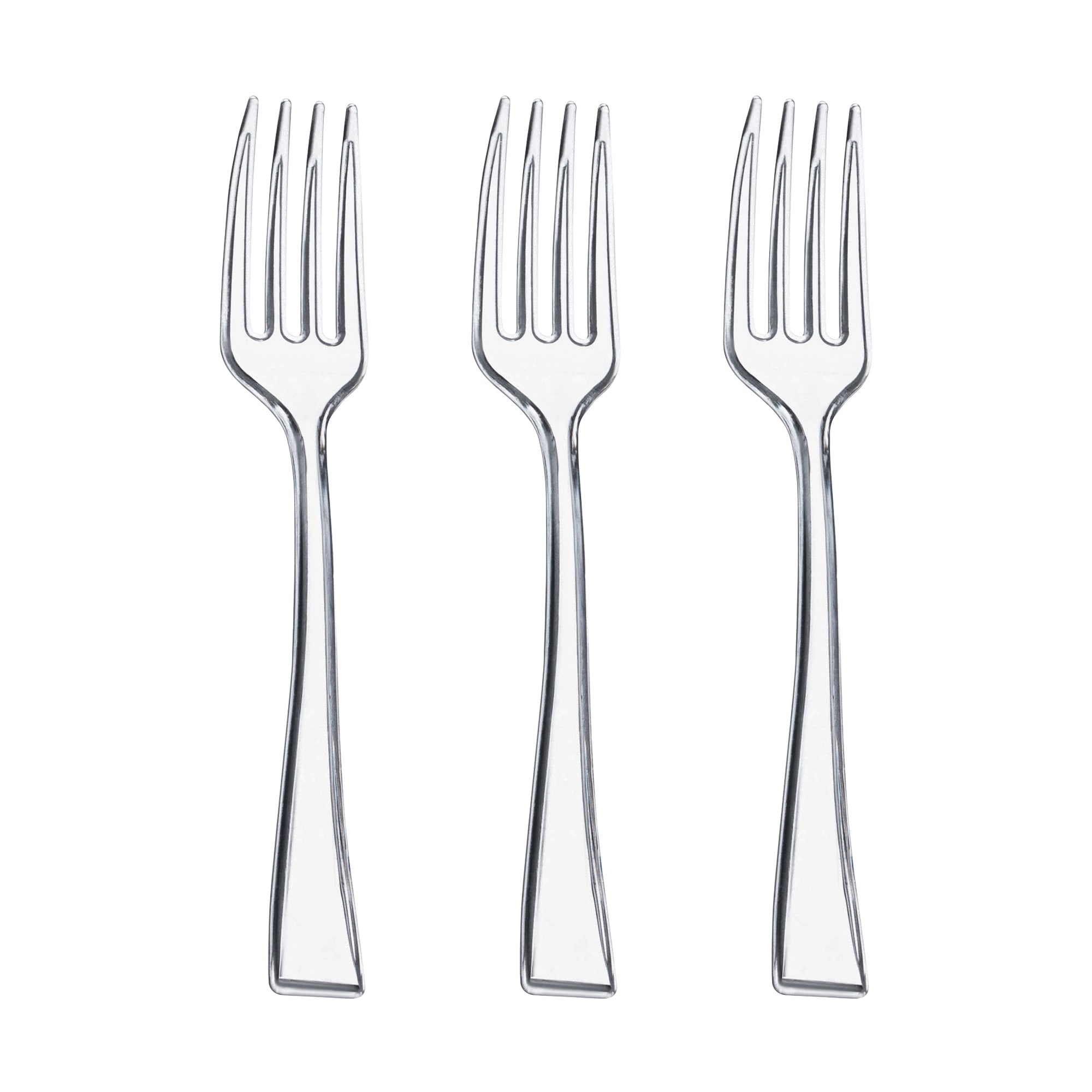 Clear Mini Plastic Disposable Tasting Forks