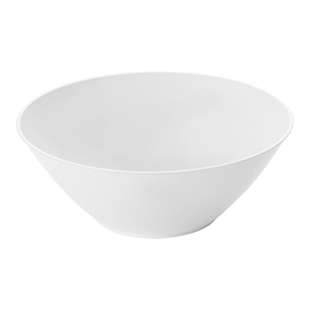 Solid White Organic Round Disposable Plastic Dessert Bowls (6 oz.)
