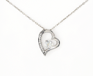 JWL Crystal Heart Necklace