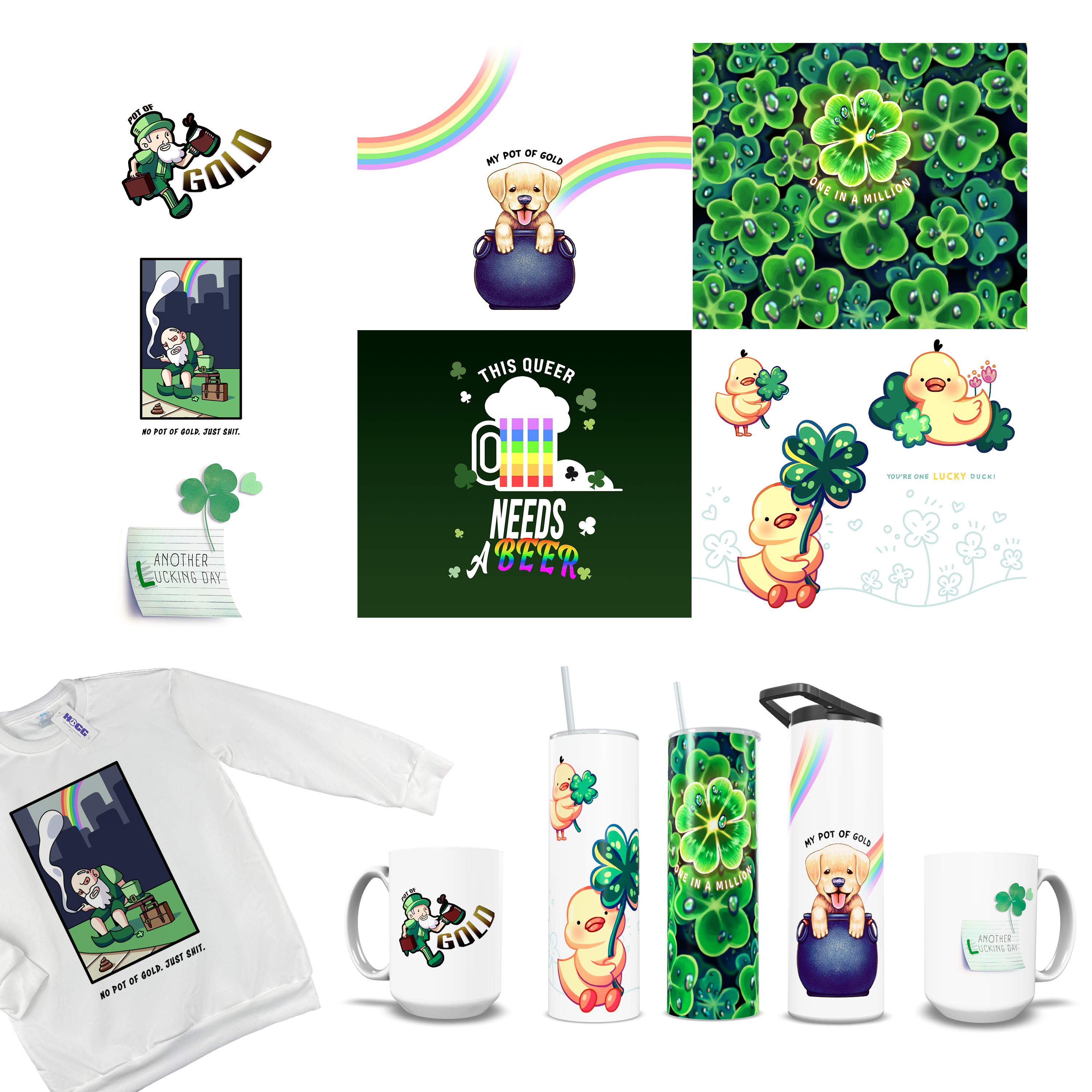Multi Product Use - Digital Sublimation Designs - St. Patrick's Day