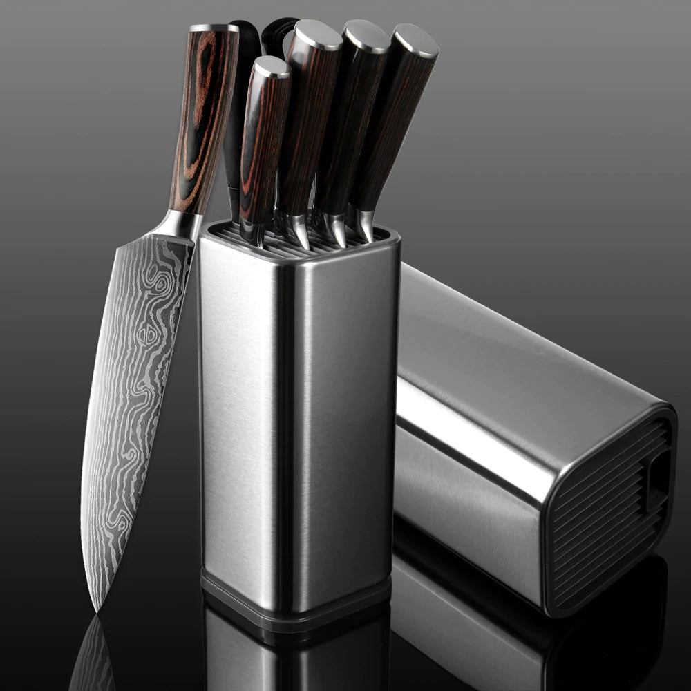 9-Piece Master Chef Knife Set With Block
