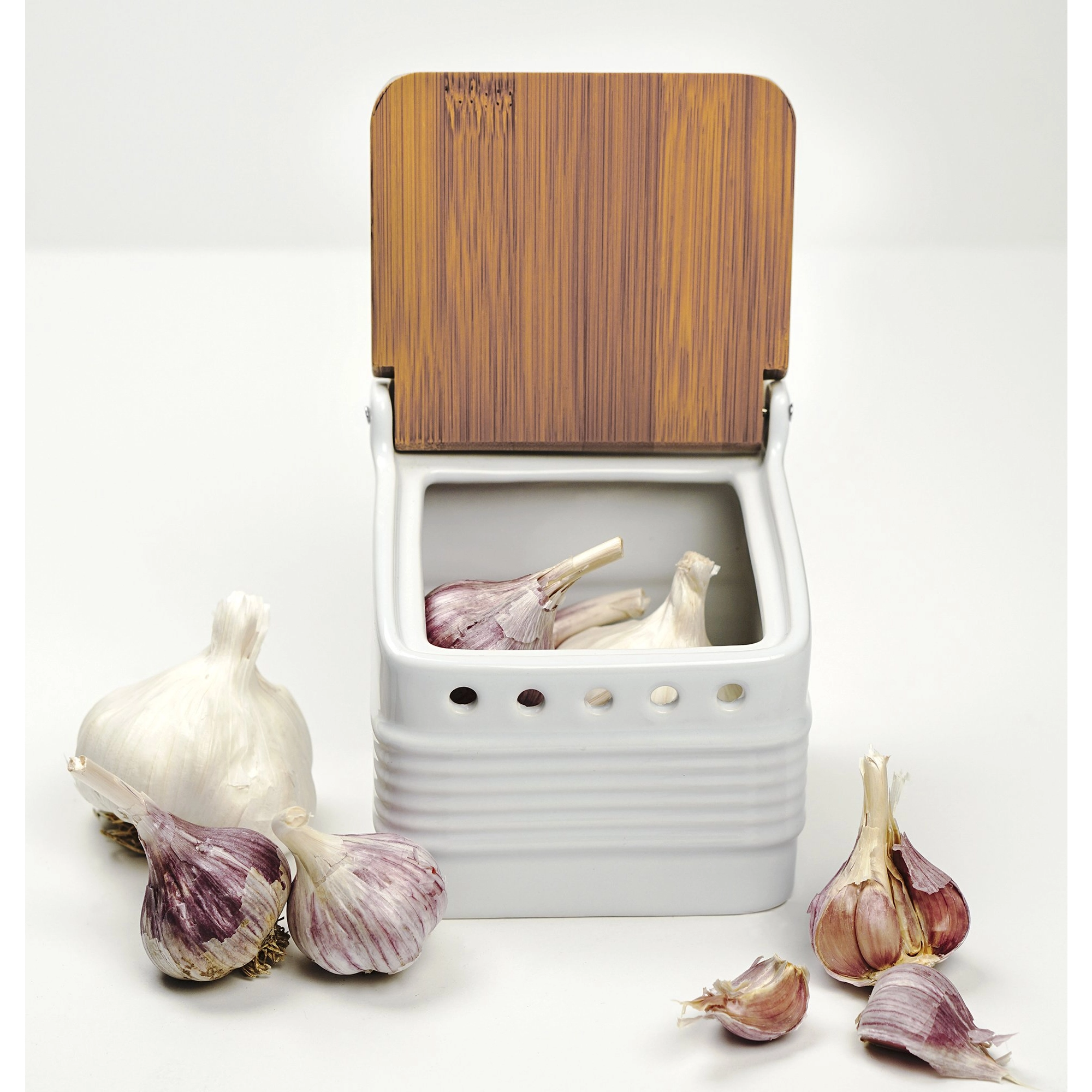 Stoneware Garlic Keeper