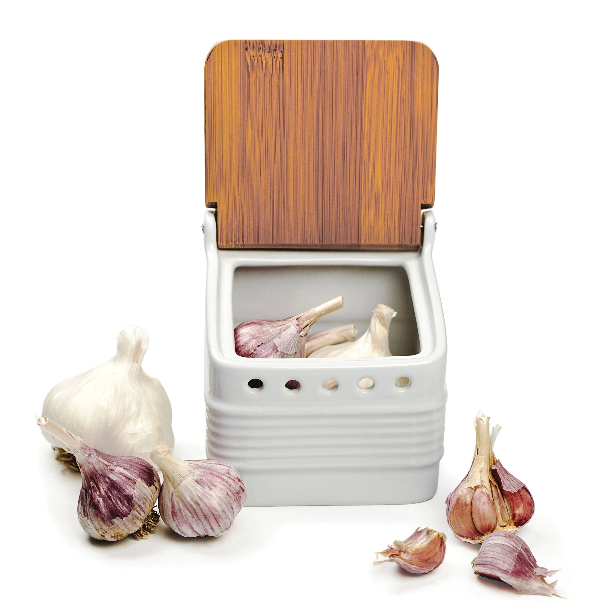 Stoneware Garlic Keeper