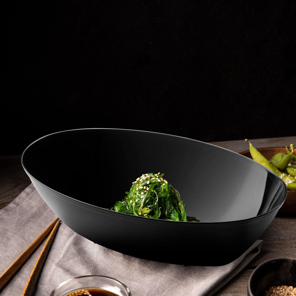 Black Oval Luau Bowl (½ Gallon)