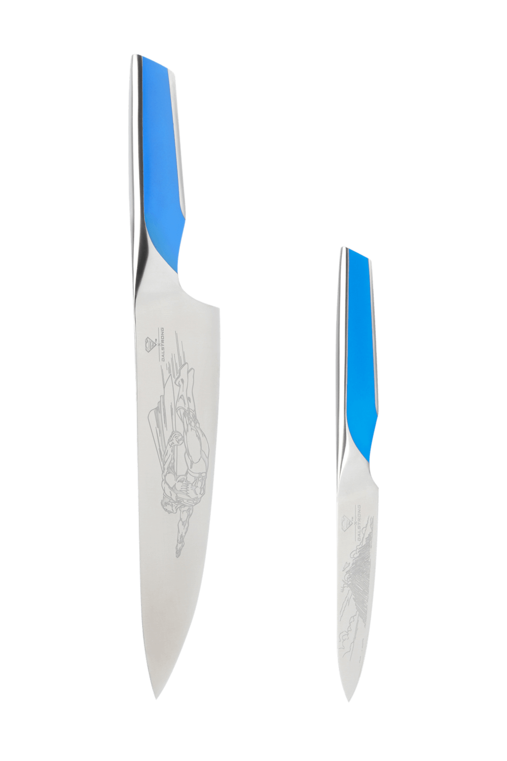 2 Piece Set | SUPERMAN™ Edition | 8" Chef's Knife & 3.75" Paring Knife | Dalstrong ©