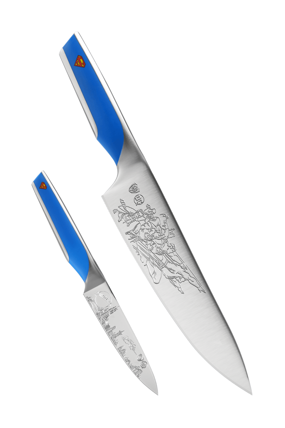 2 Piece Set | SUPERMAN™ Edition | 8" Chef's Knife & 3.75" Paring Knife | Dalstrong ©