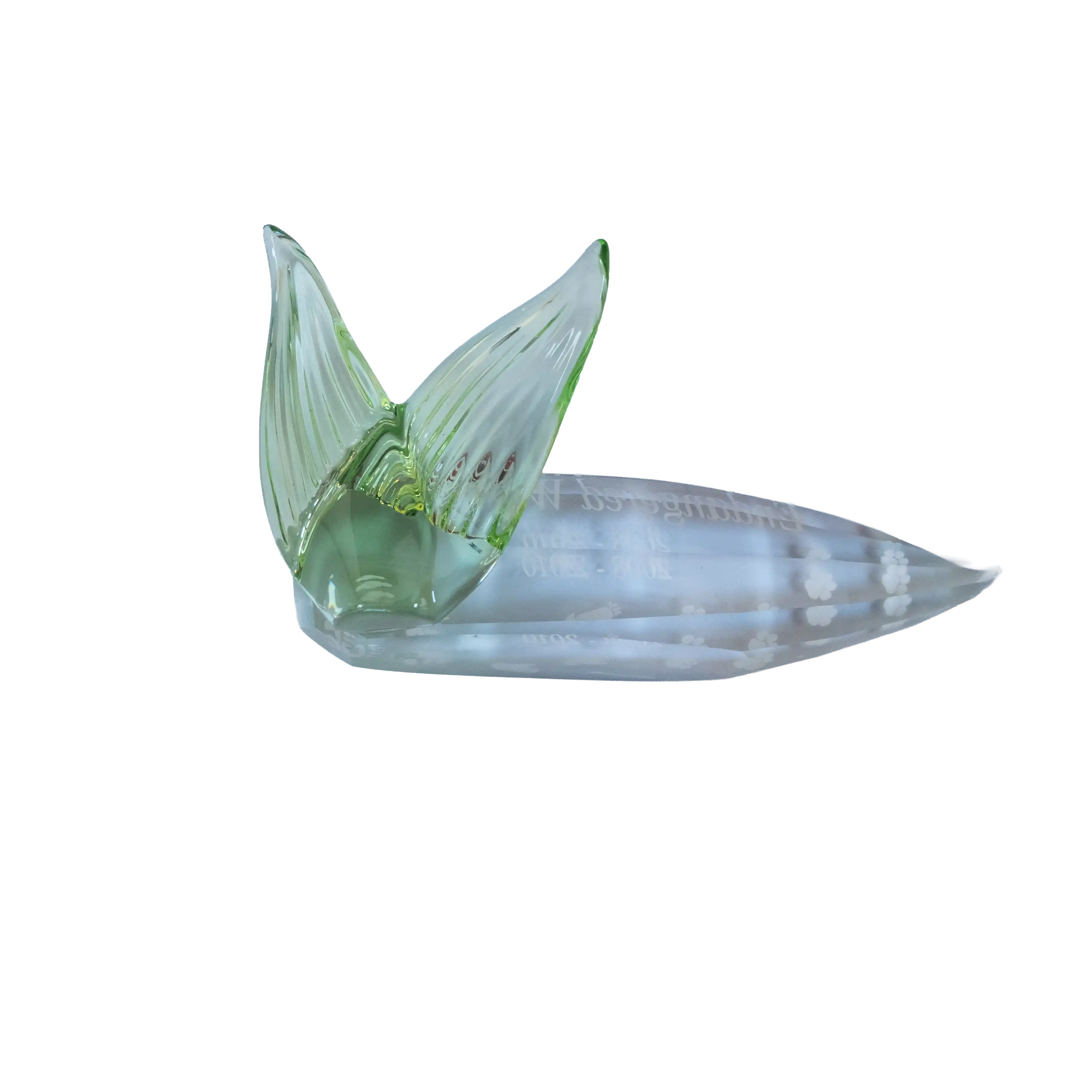 Swarovski Crystal Endangered Wildlife Leaf Plaque
