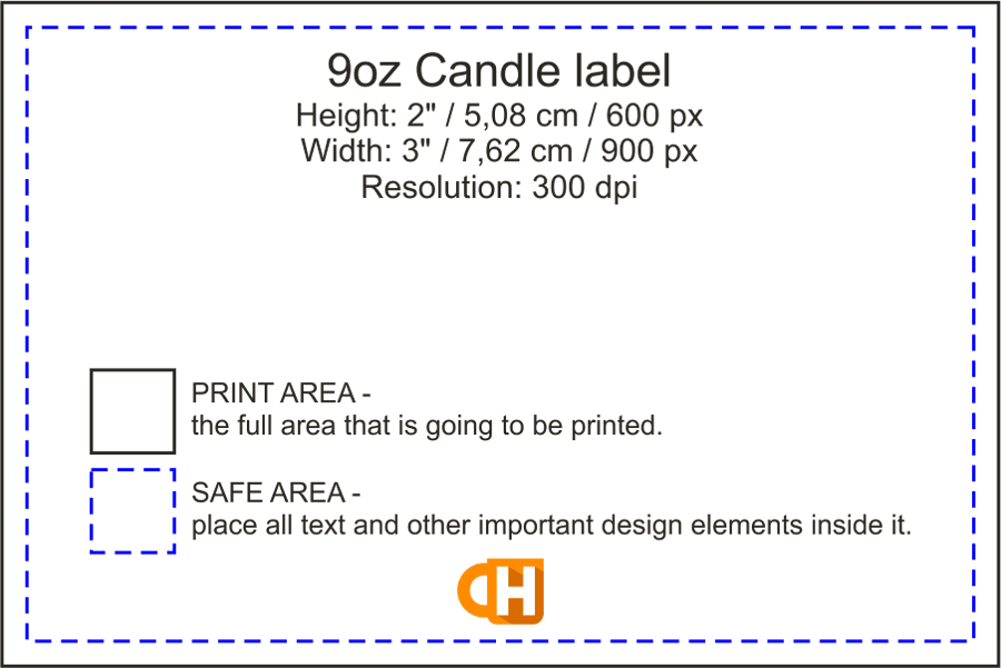 9oz Pink Vanilla Soy Candle with Black Lid UV Print
