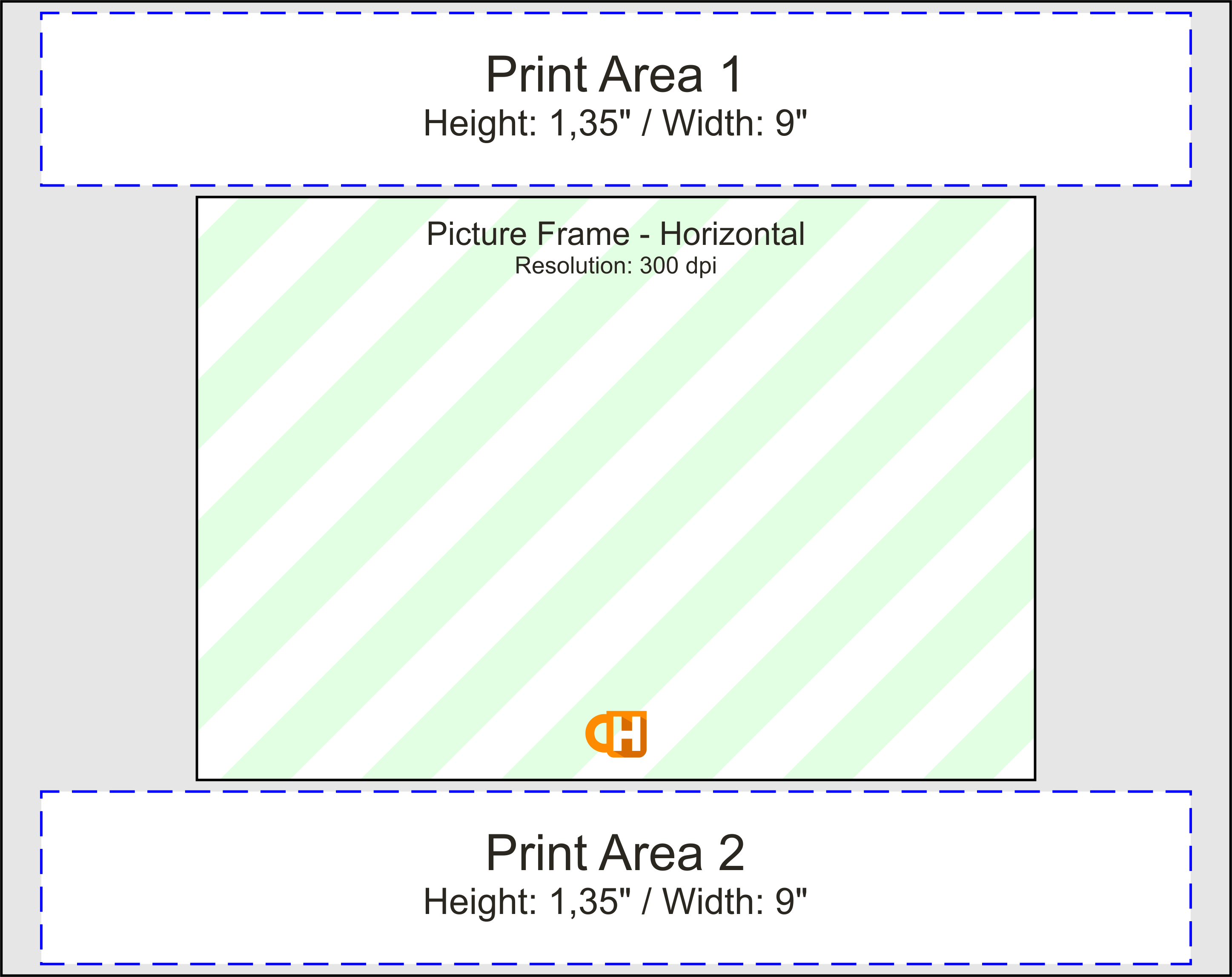 Bamboo Picture Frame 5"H x 7"W or 7"H x 5"W - Vertical or Horizontal Orientation